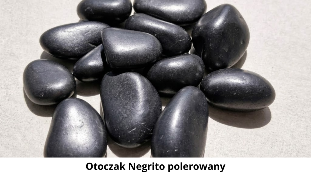 Otoczak Negrito Wrocław – czarny kamień polerowany